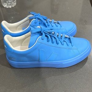 COPY - Worn once Veja Mansur Gavriel collaboration blue sneakers
